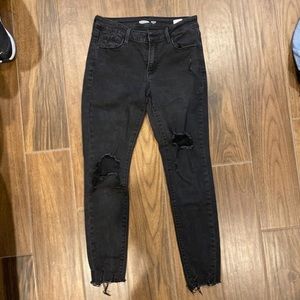 size 4 old navy black jeans